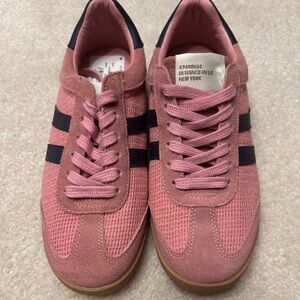 Steve Madden Pink and Black Athletic Shoes